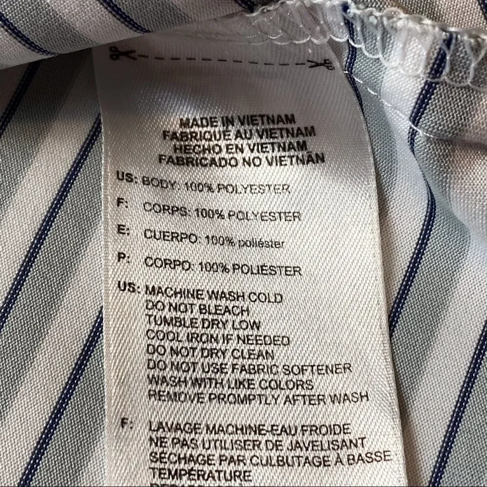 Adidas Striped Polo Size Medium
